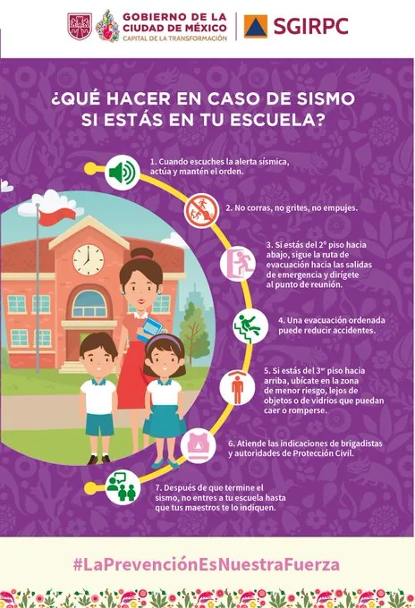 Follow the following recommendations if you are at a school.