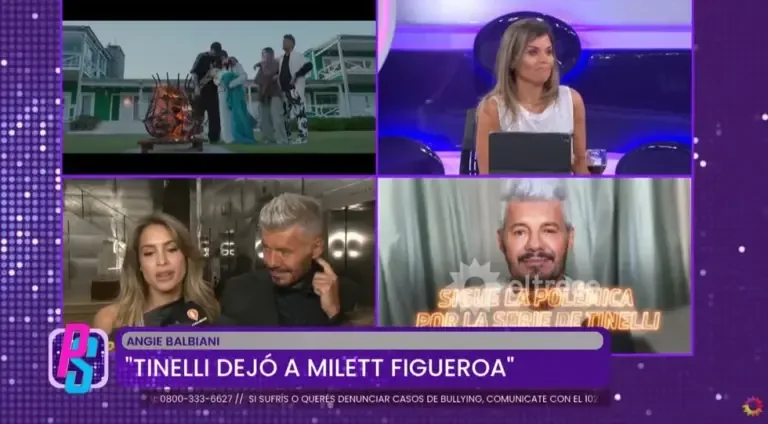 Tinelli would have ended his relationship with Milett Figueroa for a strong reason. (Photo: Video capture / “Puro show”)