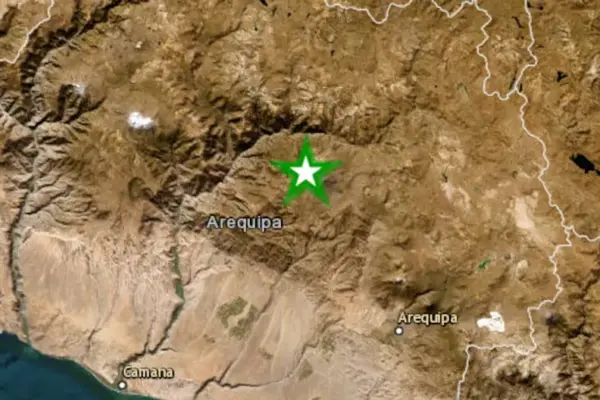 Magnitude 3.8 earthquake was recorded this morning in Arequipa, reported the IGP