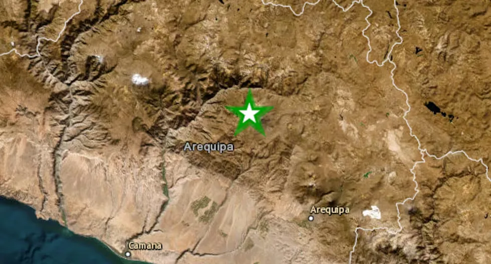 Magnitude 3.8 earthquake was recorded this morning in Arequipa, reported the IGP