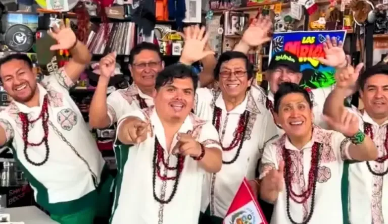 Los Mirlos was confirmed as part of the special edition of Tiny Desk Concerts dedicated to Latin music, alongside great exponents of the region. (Photo: Video capture / @nprmusic)