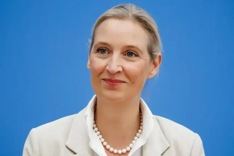 Alice Weidel, co-chair of the parliamentary group and the Alternative for Germany (AfD) party, looks on during a press conference in Berlin, Germany, on September 7, 2026. (EFE/EPA/CLEMENS BILAN).